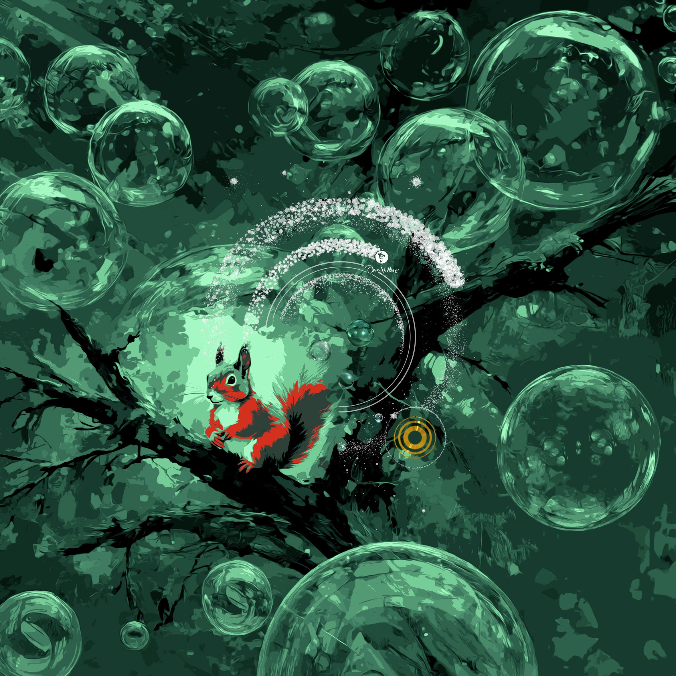 DIE GEBORGENE STRÄHNE | Eichhörnchen des Waldes