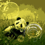 DIE NACHHALTIGE BALANCE | Pandabär auf Wiese