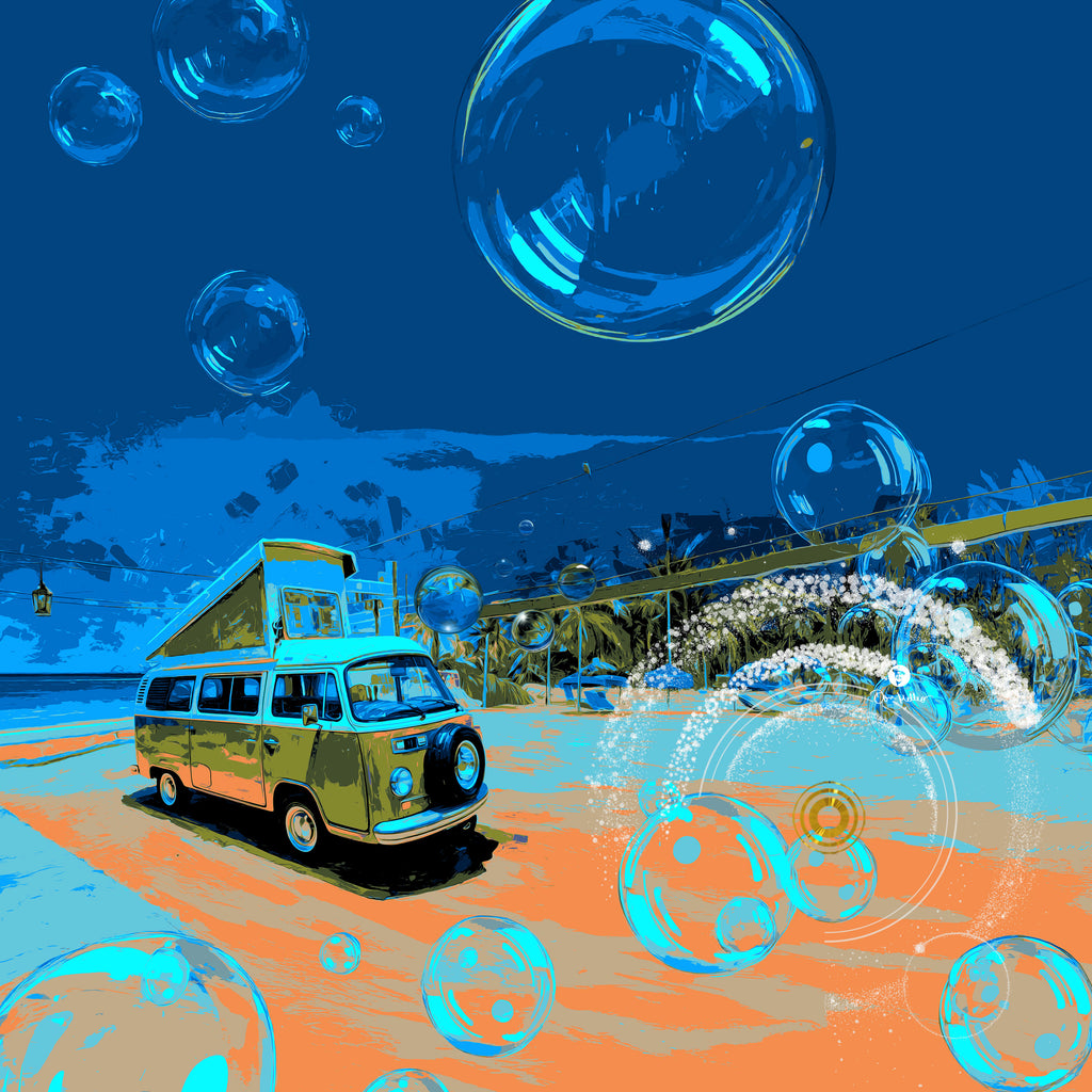 DER HORIZONT DER FREIHEIT | VW Bulli am Strand