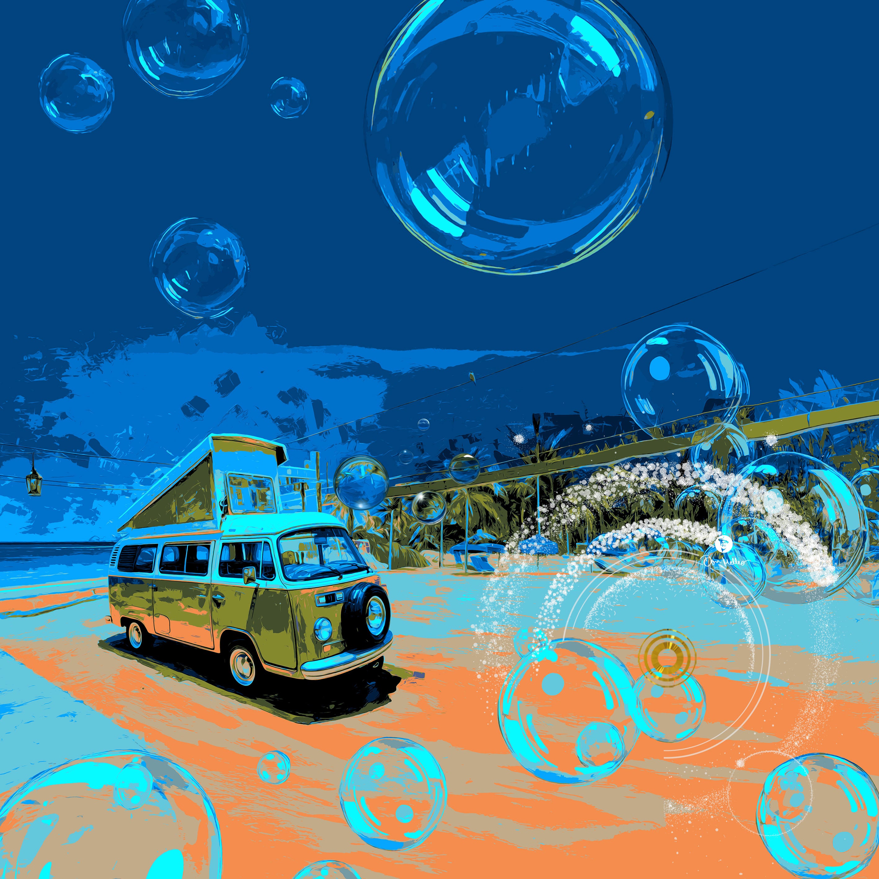 DER HORIZONT DER FREIHEIT | VW Bulli am Strand