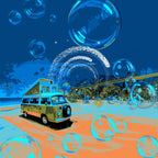 DER HORIZONT DER FREIHEIT | VW Bulli am Strand