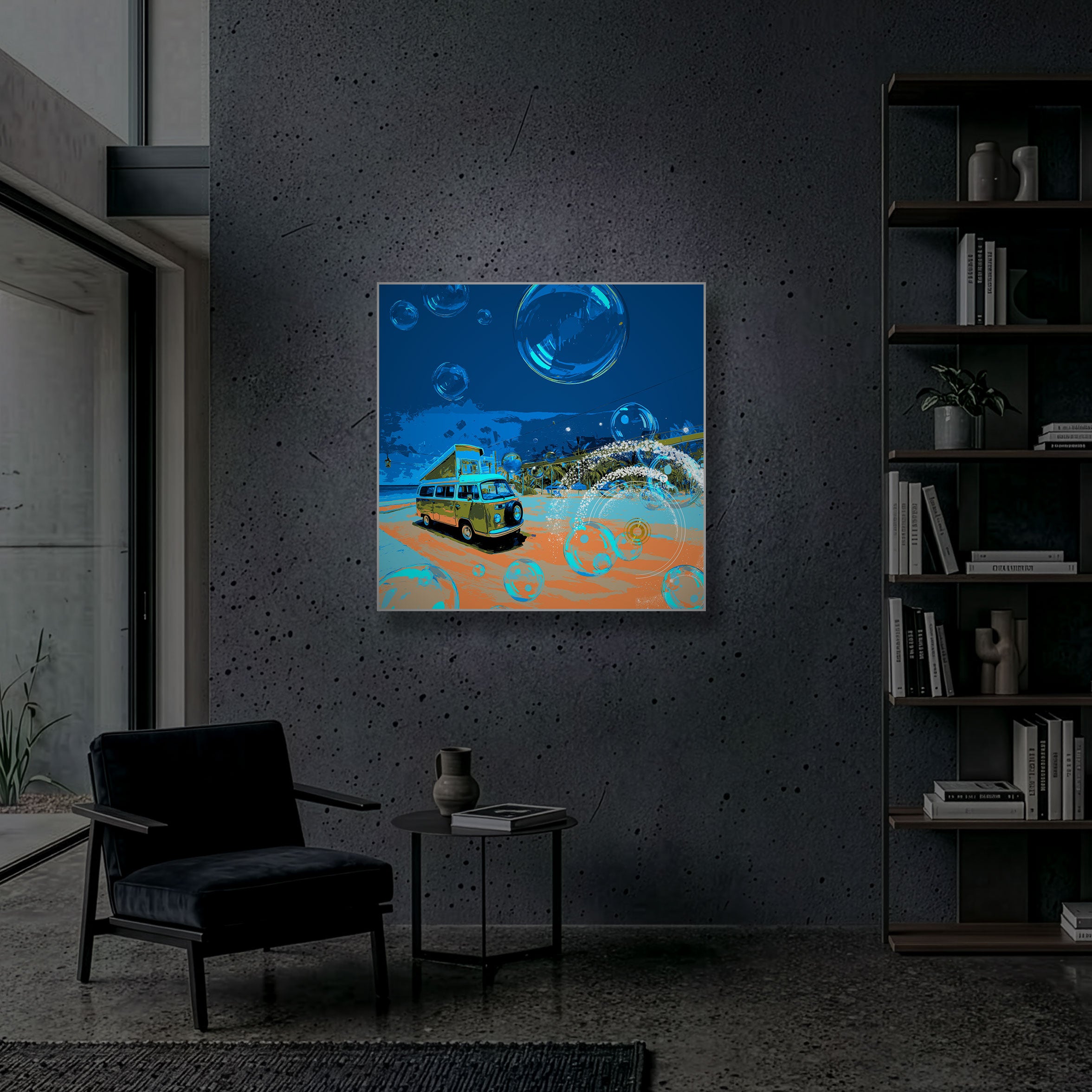 DER HORIZONT DER FREIHEIT | VW Bulli am Strand