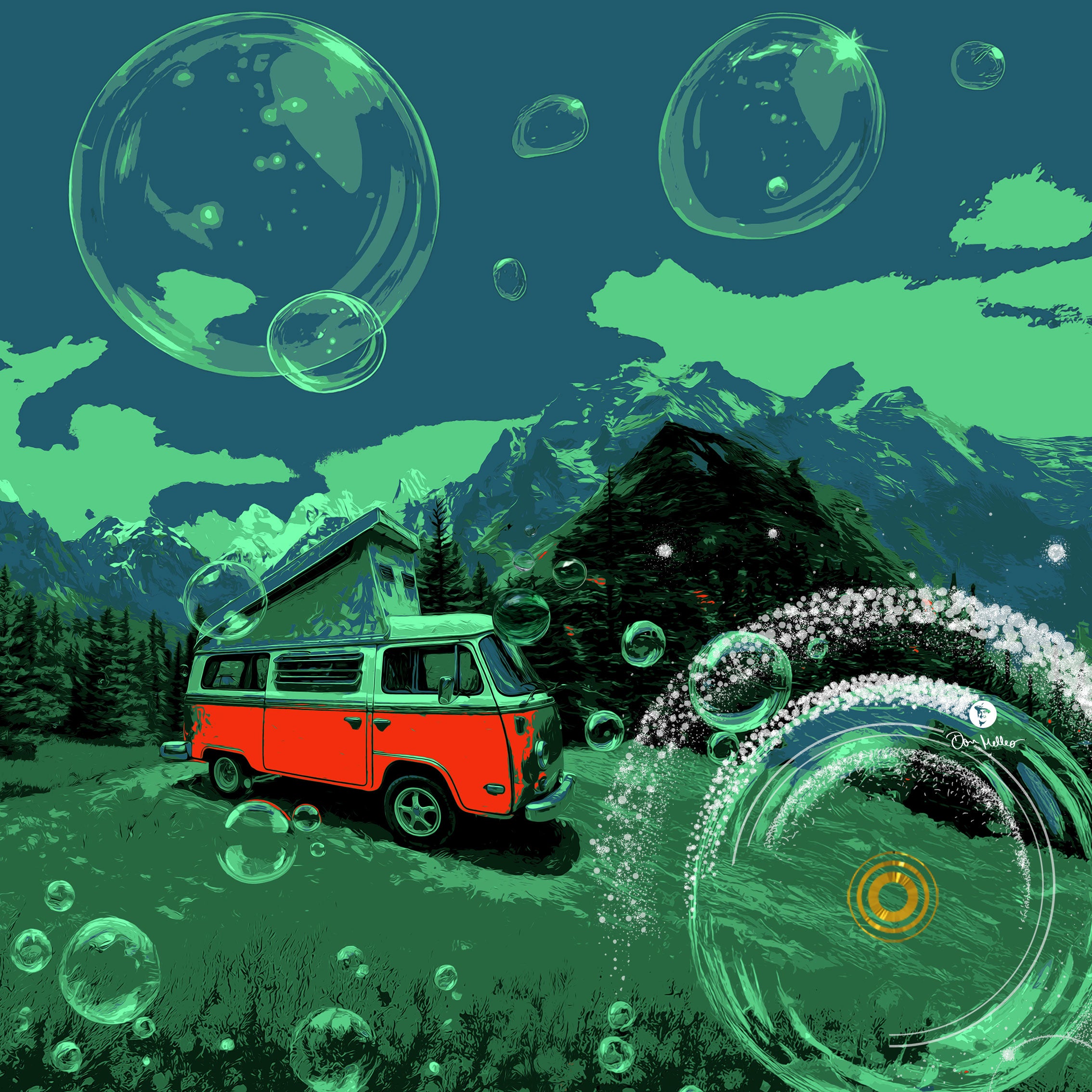 DIE SELBSTBESTIMMTE ROUTE | VW Bully Berge